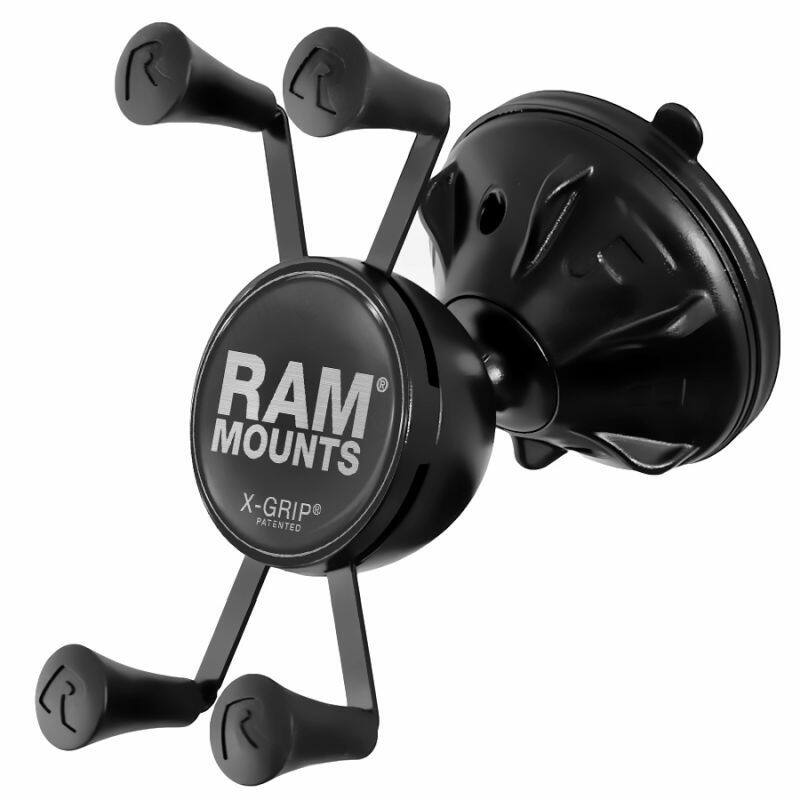 RAP-SB-224-2-UN7U RAM® X-Grip® Phone Mount with RAM® Mighty-Buddy™ Suction Cup