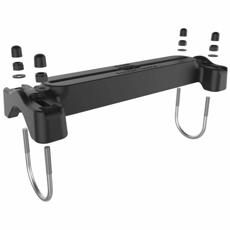 RAM Tough-Track - Top-Loading Composite - Double U-Bolt Mount - For Rails/Tubes