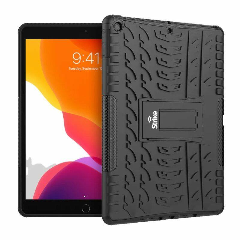 CAS-STK IPad 10.2 RGD Strike Rugged Case for Apple iPad 10.2" (7th Gen, 8th Gen, 9th Gen) (Black)