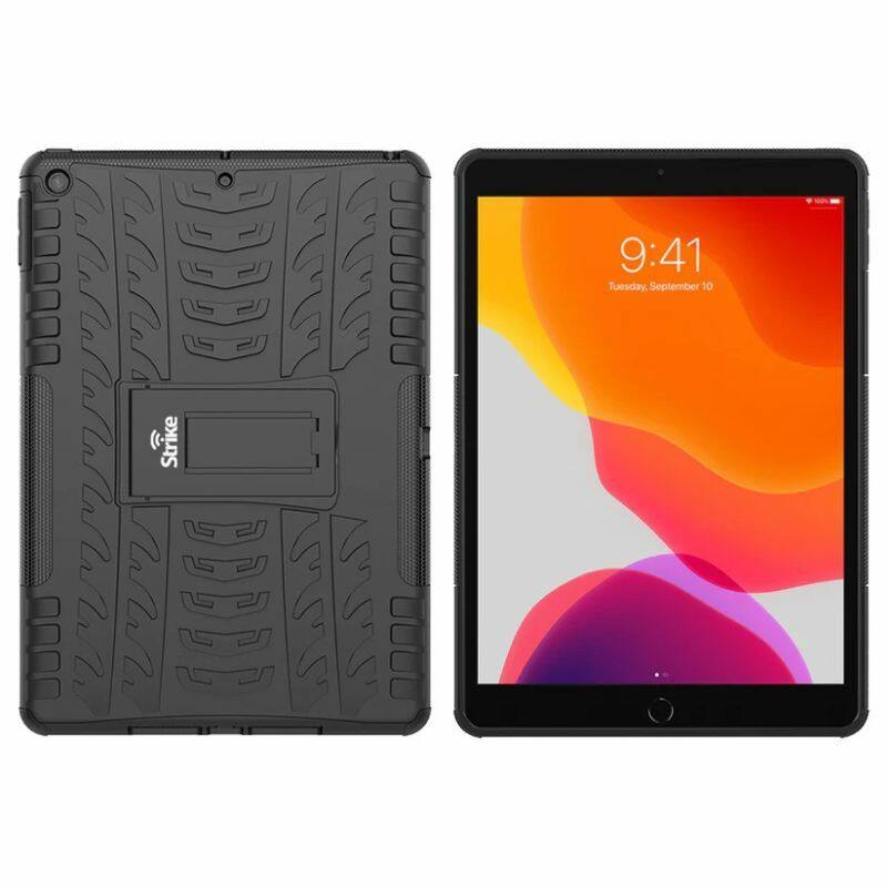CAS-STK IPad 10.2 RGD Strike Rugged Case for Apple iPad 10.2" (7th Gen, 8th Gen, 9th Gen) (Black)