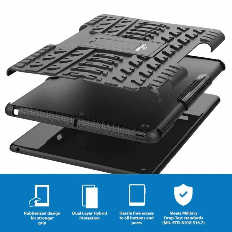 CAS-STK IPad 10.2 RGD Strike Rugged Case for Apple iPad 10.2" (7th Gen, 8th Gen, 9th Gen) (Black)
