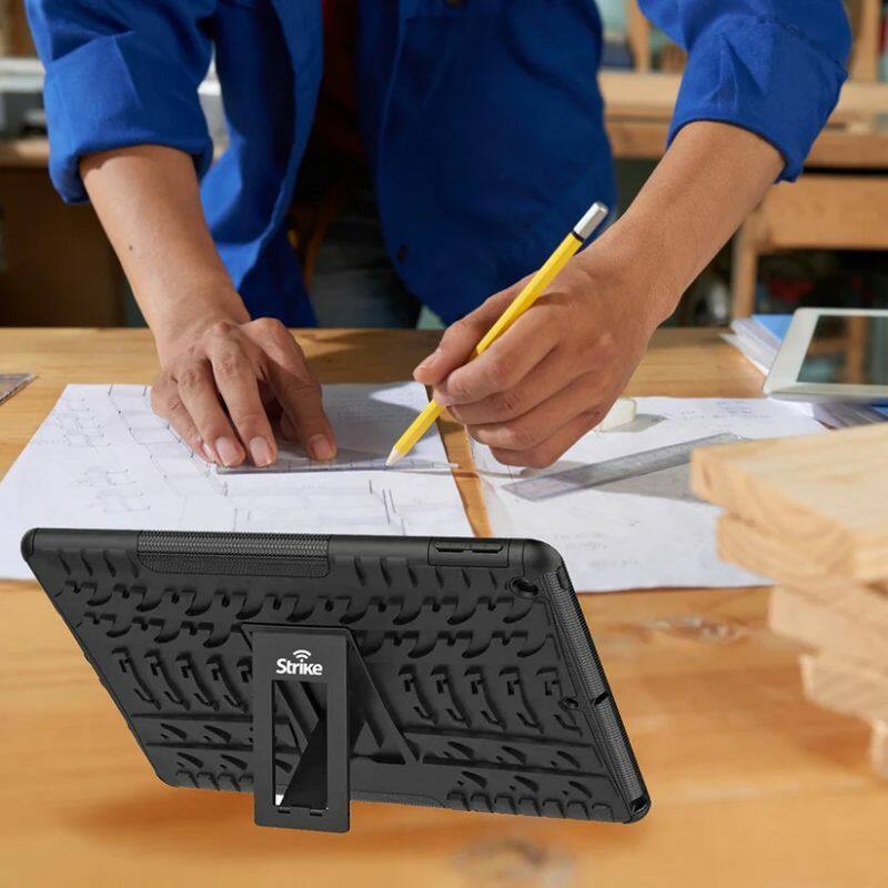 CAS-STK IPad 10.2 RGD Strike Rugged Case for Apple iPad 10.2" (7th Gen, 8th Gen, 9th Gen) (Black)