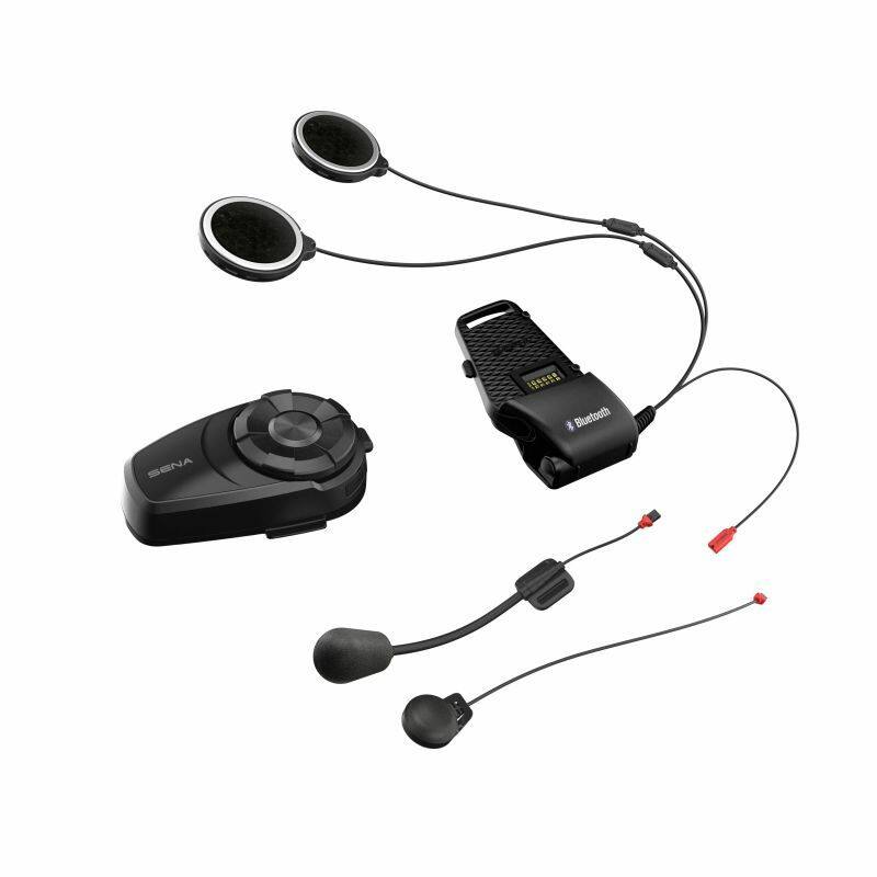 Sena 10S 4 way Intercom with 1.6km Range - everything for 2 riders - twin pack