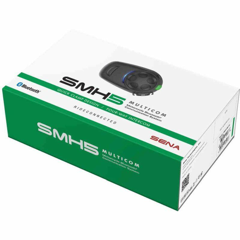 Sena SMH5 Intercom - ideal for solo rider - use phone / music / GPS - single