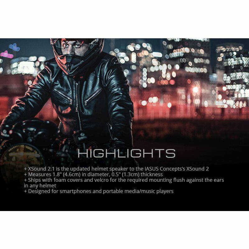iASUS XSound XS2.1 Helmet Speakers