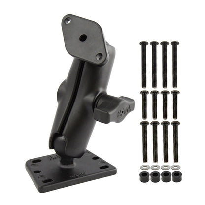 RAM-B-182U centred brake/clutch reservoir cover mount with medium arm and diamond base