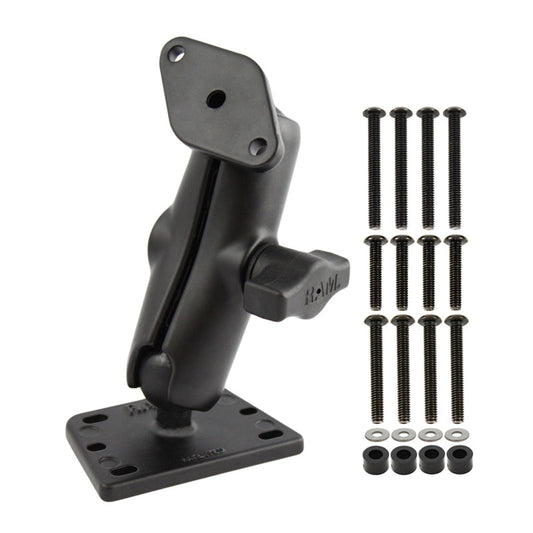 RAM-B-182U centred brake/clutch reservoir cover mount with medium arm and diamond base