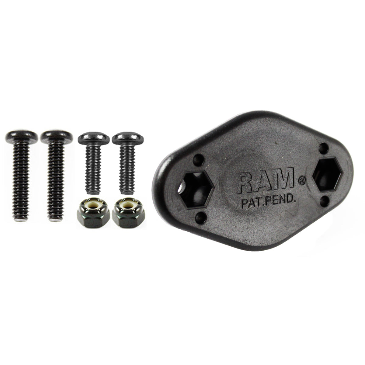 RAM® EZY-Mount™ Quick Release Male Adapter