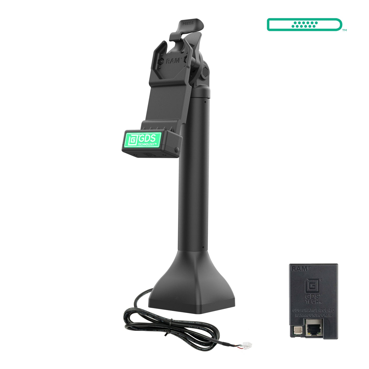 GDS® Uni-Conn™ 14" Pedestal Dock with PoE