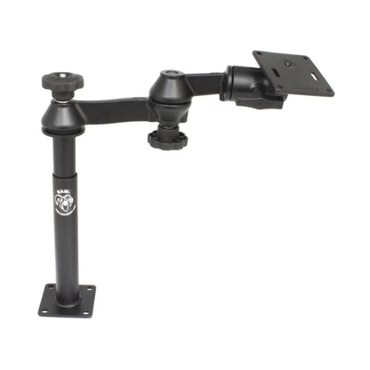 RAM-VP-SW1-812-2461 RAM® Tele-Pole™ with 12" lower and 8" Upper Poles, Swing arms and 75x75mm VESA Plate