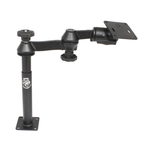 RAM-VP-SW1-812-2461 RAM® Tele-Pole™ with 12" lower and 8" Upper Poles, Swing arms and 75x75mm VESA Plate