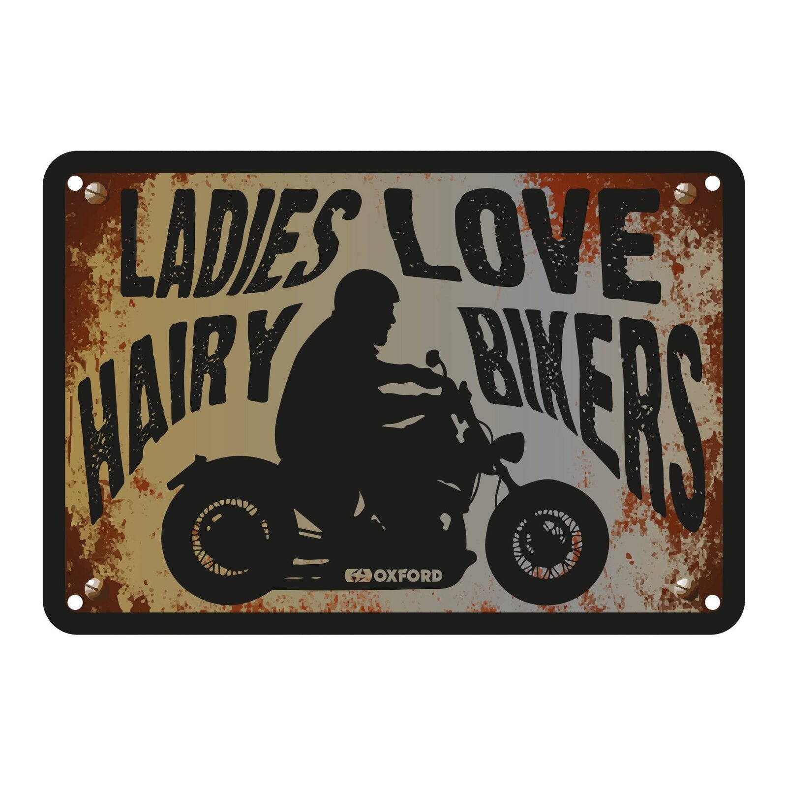 Oxford Garage Metal Sign: Ladies Love Hairy Bikers