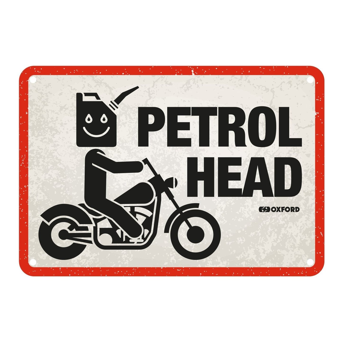Oxford Garage Metal Sign: Petrol Head