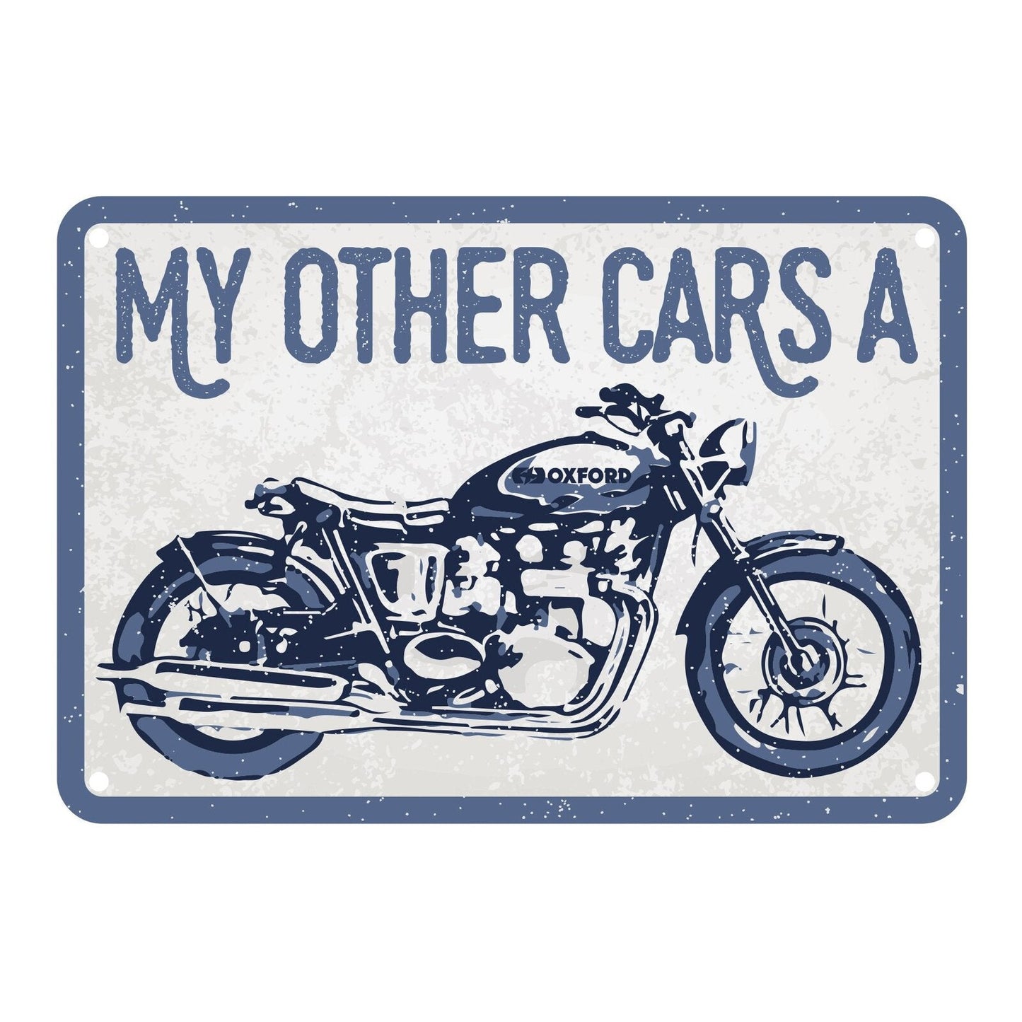 Oxford Garage Metal Sign: My Other Car’s A