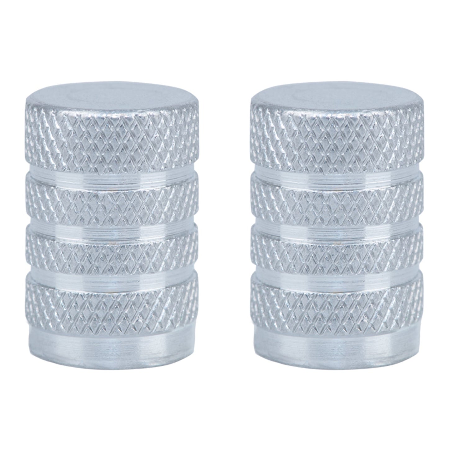 Oxford Gripper Valve Caps - Silver