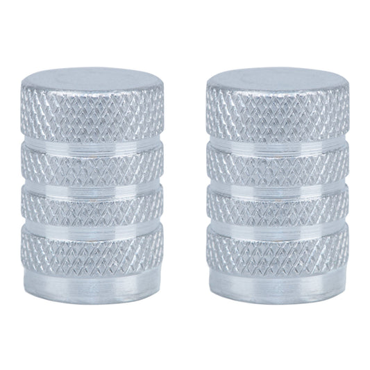 Oxford Gripper Valve Caps - Silver