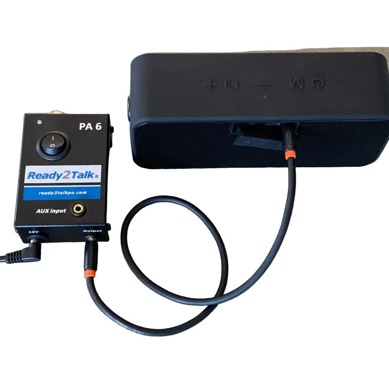 Ready2Talk PA 6 plug in PA system with portable speaker 