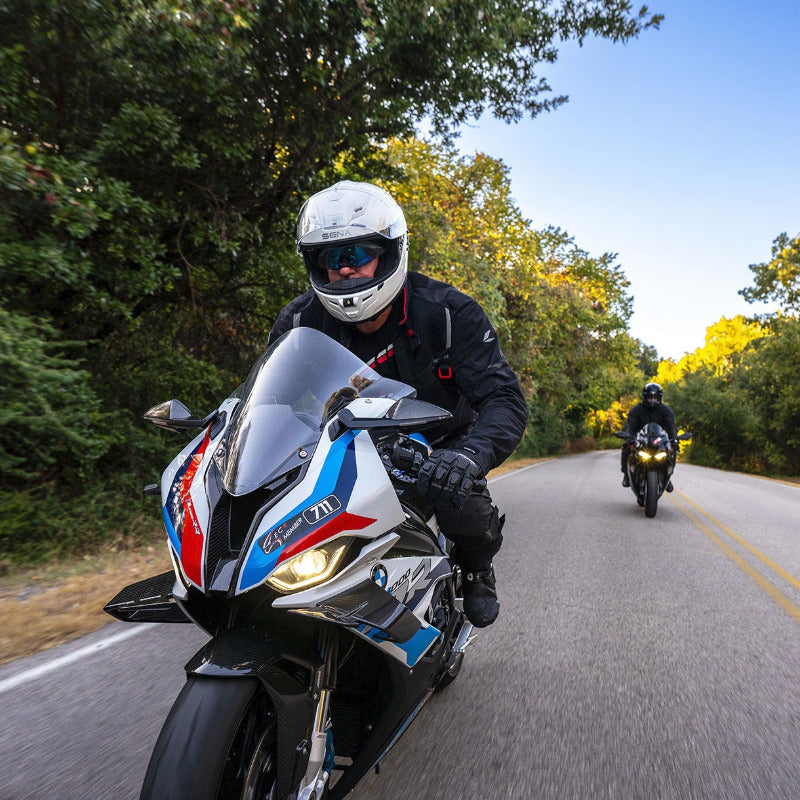 Sena Phantom helmet on the road 