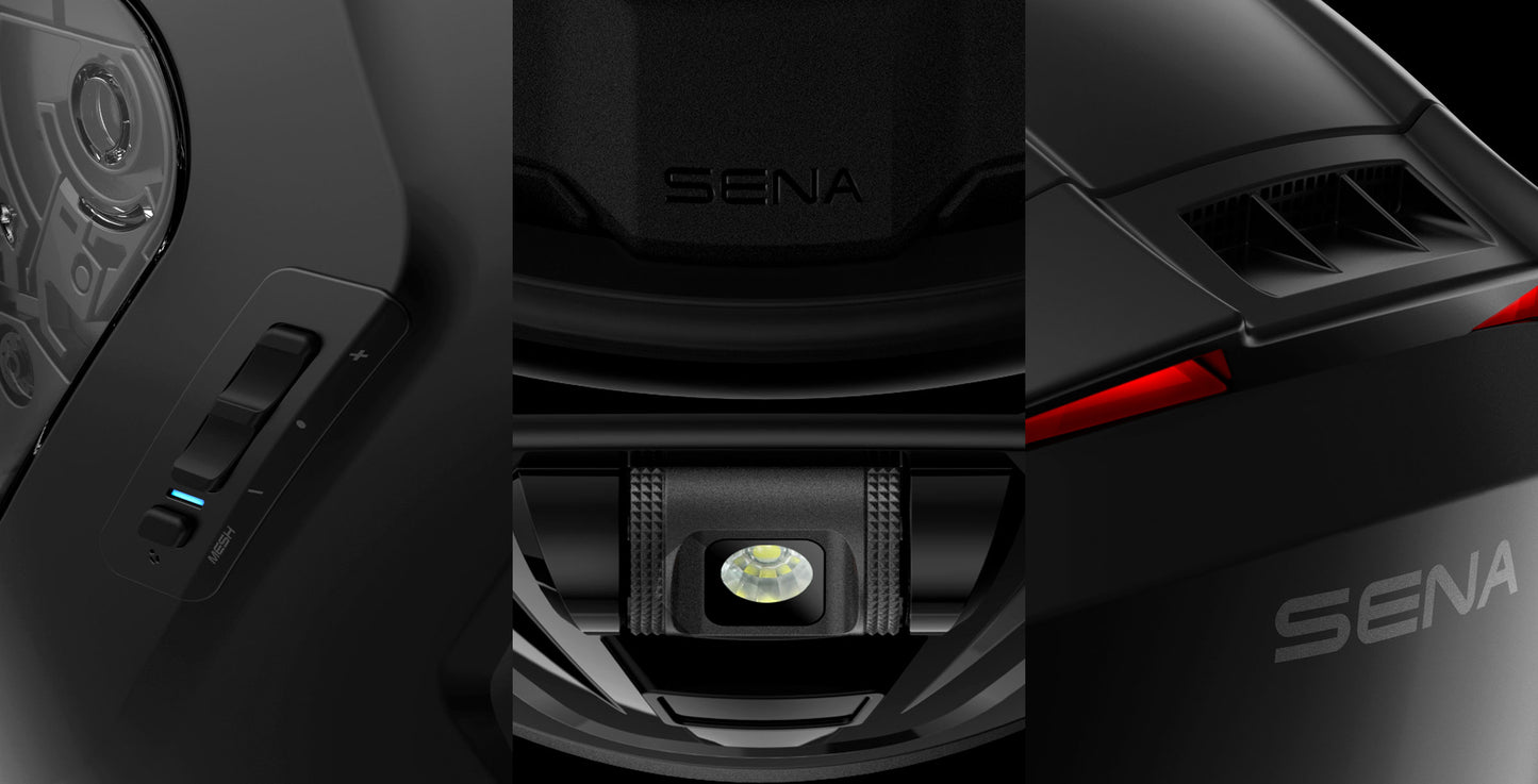 Sena Phantom smart helmet features - lighting 