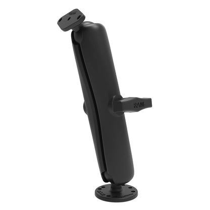 RAM Double Ball Mount with Round & Diamond Bases - C Series - Long Arm