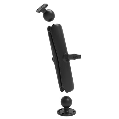 RAM Double Ball Mount with Round & Diamond Bases - C Series - Long Arm