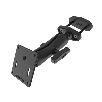 RAM Square 75mm VESA Base Plate with 50mm Clamp Base - (C Series)