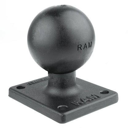 RAM Rectangular Base - C Series - 51 x 43mm - 4 hole AMPS hole pattern
