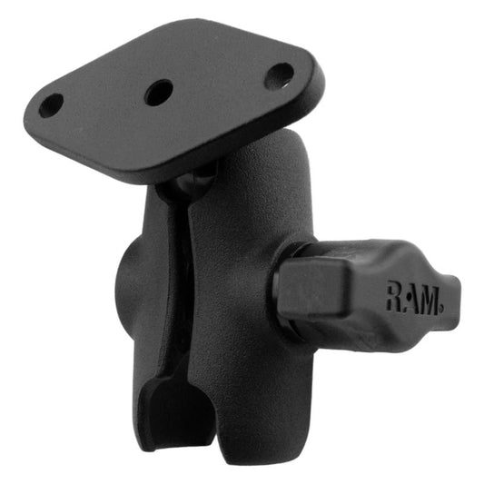 RAM Double Socket Arm with Diamond Base Plate - B Series (1" Ball) - Short