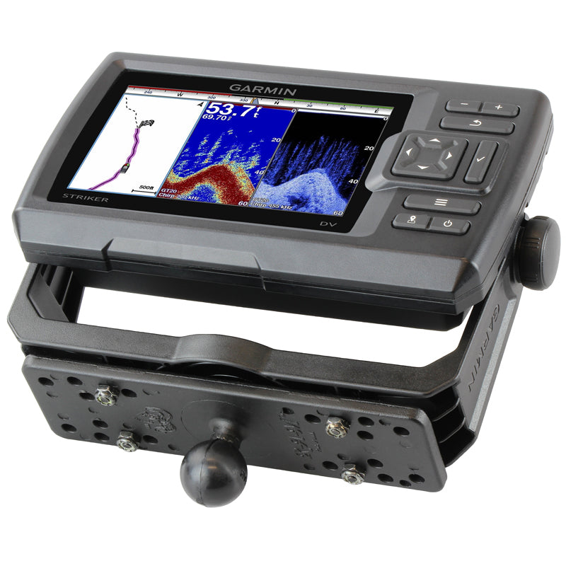 RAM-B-111BU with Garmin Striker fishfinder