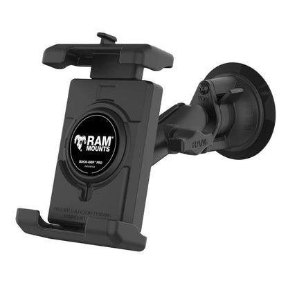 RAM-B-166-PD7U RAM® Quick-Grip™ Pro XL Phone Mount with Twist-Lock™ Suction Cup