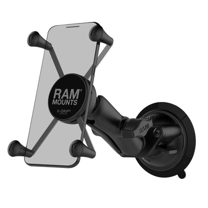 RAM X-Grip Universal Phablet Cradle with Suction Cup Mount & Medium Arm