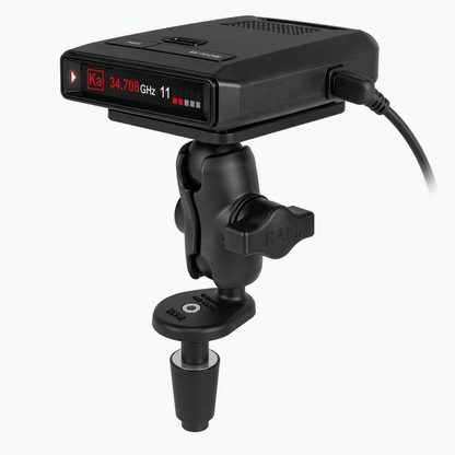 RAM-B-176-A-300-1U Radar Detector Mount – Power Plate with Fork Stem Base, Short Arm