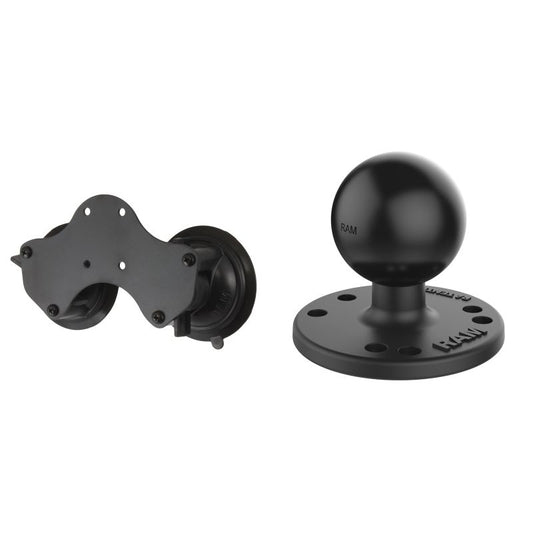 RAM Suction Cup Base - Dual Cup - with C Series Ball Base