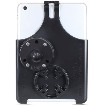 RAM-B-202-AP14U EZ-Roll’r™ Model Specific Cradle with Round Base Adaptor for the Apple iPad mini 1-3 WITHOUT CASE, SKIN OR SLEEVE  rear 