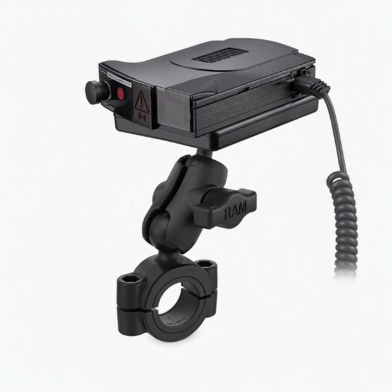 RAM-B-300-408-112-15U-A  RAM Power Plate III Radar Detector Mount with Torque Base for Large Bars with Short Arm
