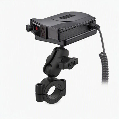 RAM-B-300-408-112-15U-A  RAM Power Plate III Radar Detector Mount with Torque Base for Large Bars with Short Arm