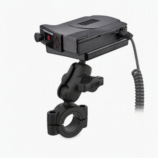 RAM-B-300-408-112-15U-A  RAM Power Plate III Radar Detector Mount with Torque Base for Large Bars with Short Arm