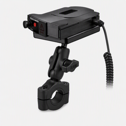 RAM-B-300-408-75-A – RAM Power Plate III Radar Detector Mount with Torque Base for Medium Bars and Short Arm