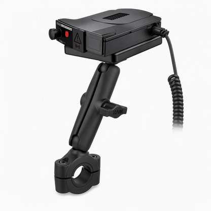 RAM-B-300-408-75-C – RAM Power Plate III Radar Detector Mount with Torque Base for Medium Bars with Long Arm