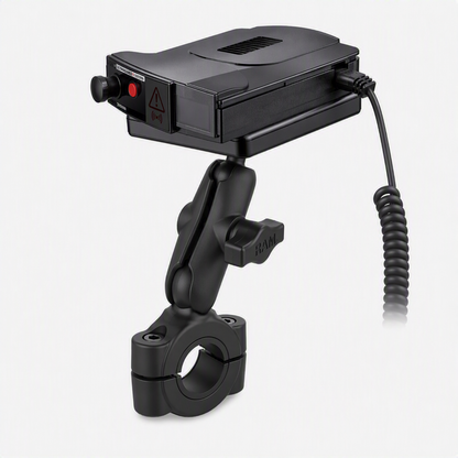 RAM-B-300-408-75 – RAM Power Plate III Radar Detector Mount with Torque Base for Medium Bars and medium length arm 