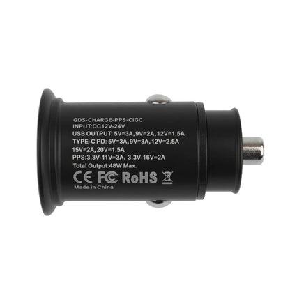 RAM GDS Cigarette Charger - 2-Port Type-C and Type A - low profile