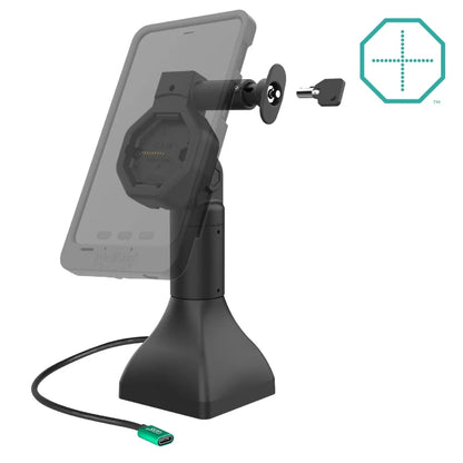 GDS Uni-Conn Powered 7" Locking Pedestal Dock with USB-C