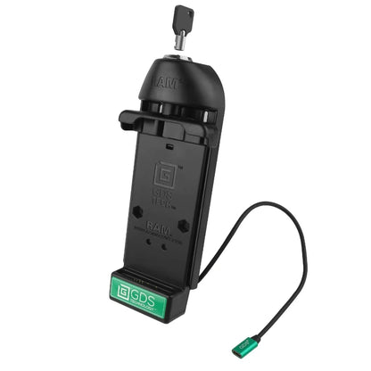 RAM-GDS-DOCKL-V3CPU GDS® Locking Vehicle Phone Dock with USB Type-C 2.0 for IntelliSkin®