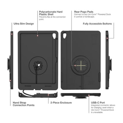 RAM-GDS-SKIN-AP40-TCB IntelliSkin® Thin-Case™ for iPad 10th Gen (Rear Pogo Pads) features 