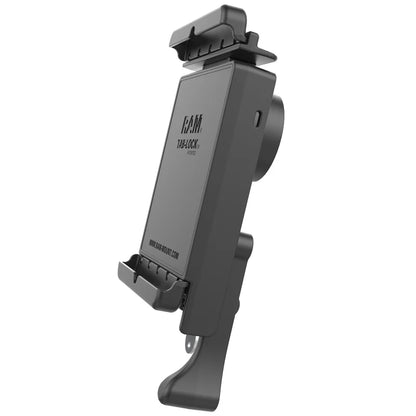 RAM-HOL-TABL18U RAM® Tab-Lock™ Universal Spring Loaded Holder for 7-8" Tablets from side 