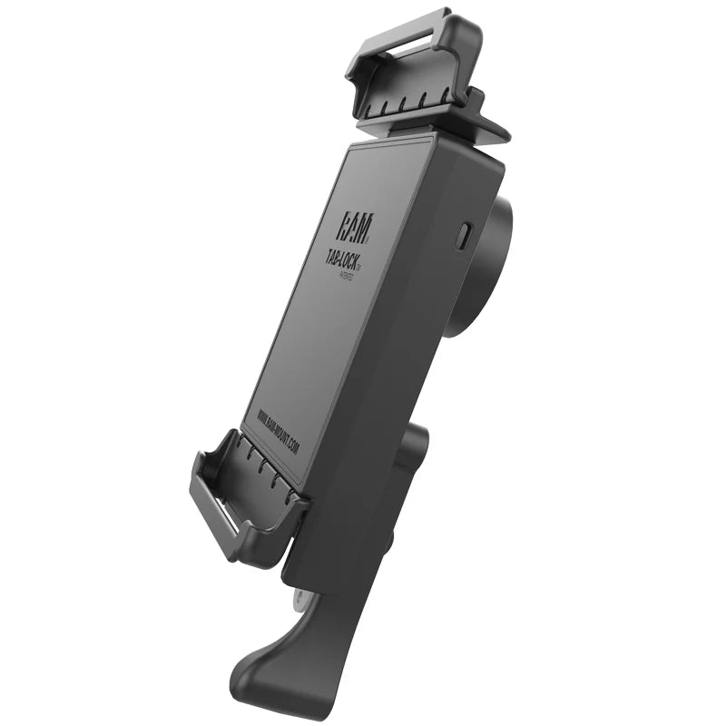 RAM-HOL-TABL24U RAM® Tab-Lock™ Spring Loaded Holder for 8" Tablets side view 