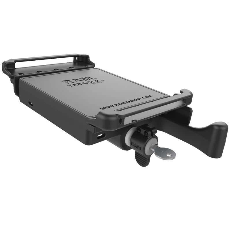 RAM-HOL-TABL24U RAM® Tab-Lock™ Spring Loaded Holder for 8" Tablets showing lock 