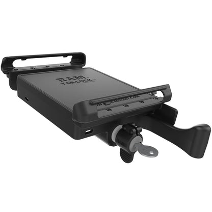 RAM-HOL-TABL2U RAM® Tab-Lock™ Spring Loaded Holder for 7" Tablets showing lock 