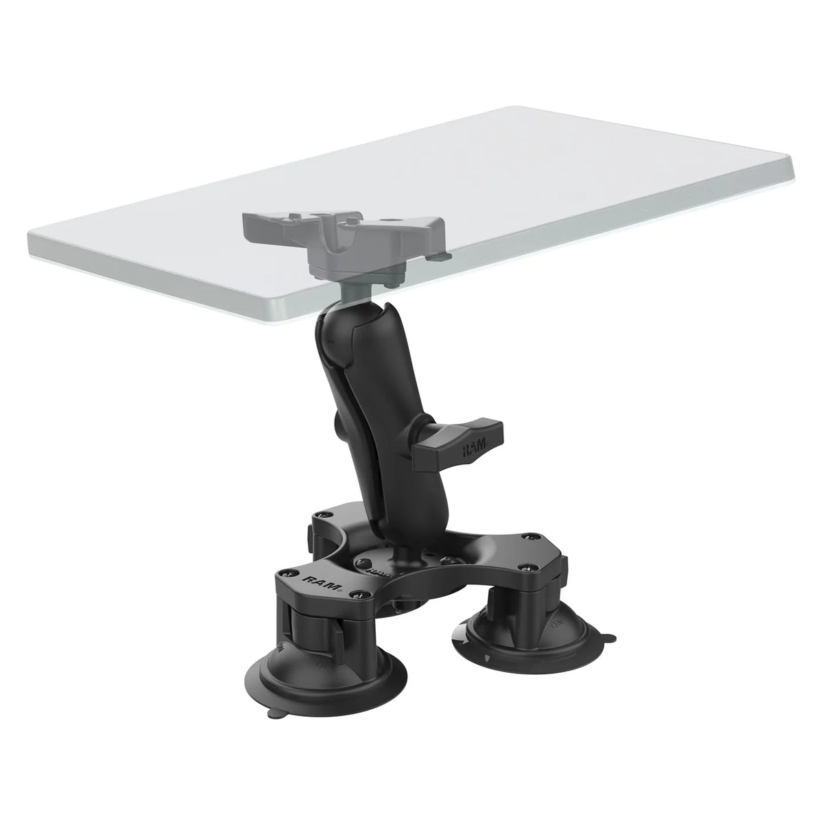 RAP-365-138-STA1U - Triple Suction Mount for Starlink Mini - C Series (1.5" Ball)