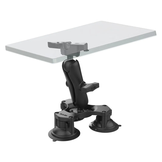 RAP-365-138-STA1U - Triple Suction Mount for Starlink Mini - C Series (1.5" Ball)